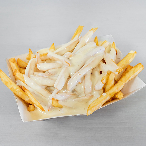 Frites fromagères