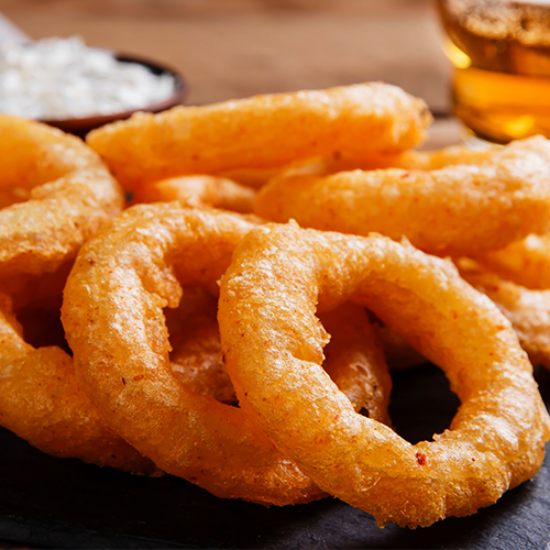 Cheddar - oignons frits - lardons